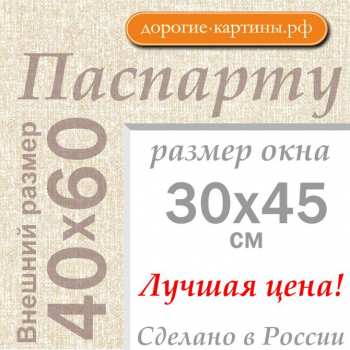 Паспарту А2 40x60 см №195