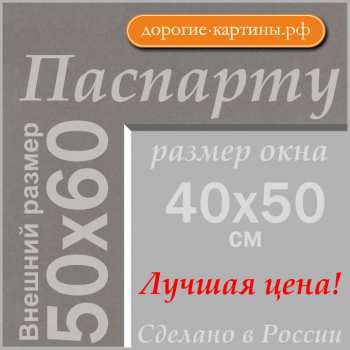 Паспарту 50x60 см №61