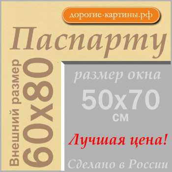 Паспарту 60х80 см (А1) №62