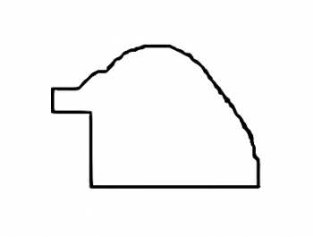 Рама №1188 60x70 см Серебряная