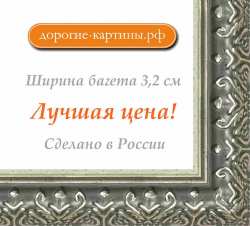 Рама №1188 60x70 см Серебряная