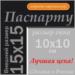 Паспарту 15х15 см №50