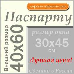Паспарту 40x60см (А2) №64
